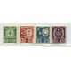 ESTONIA 1937 SERIE COMPLETA DE ESCUDOS NUEVOS CON GOMA 40 EUROS !!!